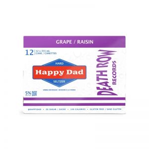 HAPPY DAD HARD SELTZER GRAPE 12 PACK